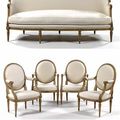 Mobilier de salon. Epoque Louis XVI  