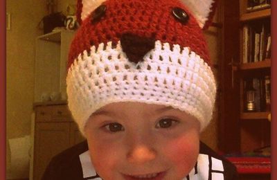 Bonnet renard (enfant 2-3 ans)