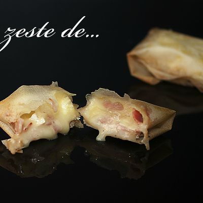 Un zeste de ... croustillant au camembert (ou une idée d'entrée sympa à petit prix)