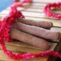 Biscuits amandes et framboises