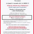 Le Cercle Culturel BEL POL de Charleroi vous propose le samedi 11 novembre 2017 son grand souper pour les gourmets à 18h30.