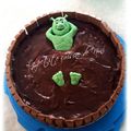 Gâteau "Le bain de M. Shrek"