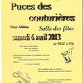 Puces couturières de Neufchatel-en-Bray (76) - 6 aviil 2013