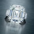 An impressive 26.16 carats rectangular-cut diamond ring, by Oscar Heyman & Brothers