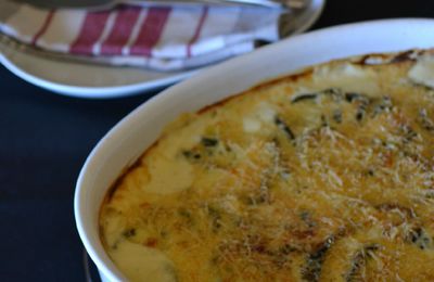 Gratin fondant aux courgettes 