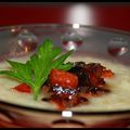 Velouté d'endives au chorizo