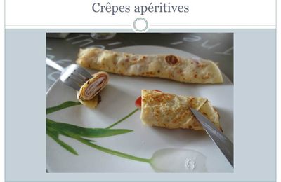 Crêpes apéritives