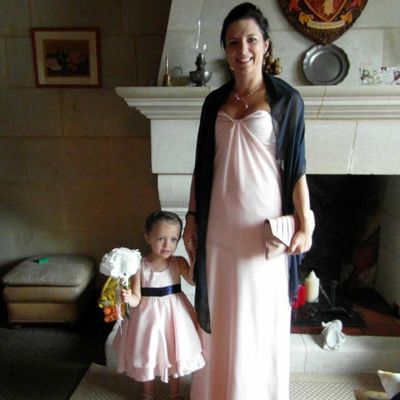 Robe de cocktail mère et fille.