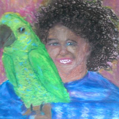 Eva et son perroquet