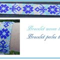 Premier bracelet en perles tissées