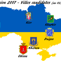 6 villes candidates pour acceuillir l'Eurovision 2017
