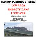 LGV PACA : réunion-débat à Roquebrune / Argens le 25 Juin 2012