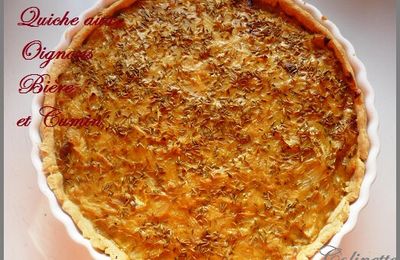Tarte aux oignons et cumin