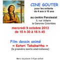 Ciné Goûter : mercreci 9 octobre