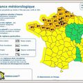 25 départements en vigilance orange (ça vient de tomber..)