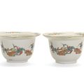 A pair of Chantilly bowls, circa 1735-40