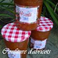 confiture d'abricots à la vanille