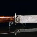 Meteorite Dragon Tanto Knife; Gibeon, Namibia, Africa
