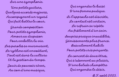 Sur une symphonie