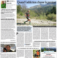 Dernier article paru dans le Dauphiné, mon interview sur le trail et ses dérives 