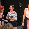 Les Swingirls en concert à la Cour du Barouf à Avignon hier 21 juillet