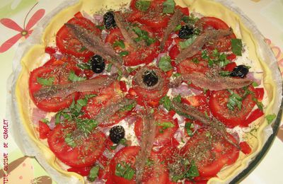  Tarte poivrons et tomates 