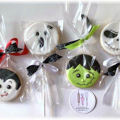  Biscuits d'Halloween / Halloween decorated cookies