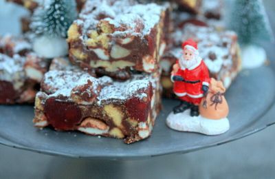 Christmas Rocky Road bars