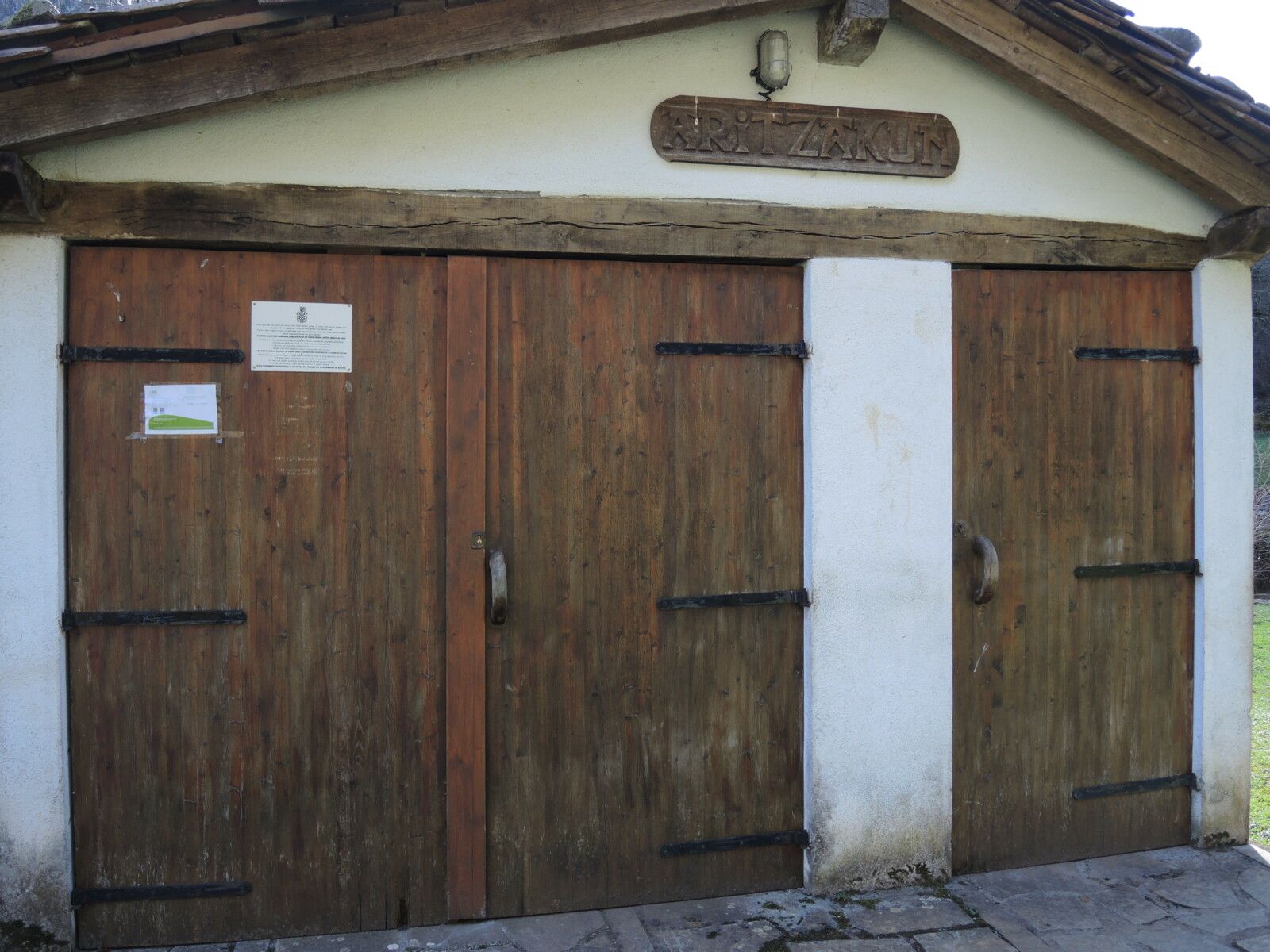 Aritzakun, maison panneau (Espagne)