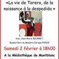 MONTBLANC : CONFÉRENCE TAUROMACHIQUE