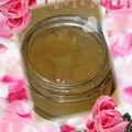 gommage visage à la rose (cosmétique maison)