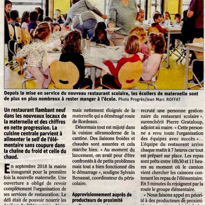 La nouvelle cantine scolaire de Grézieu-la-Varenne