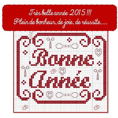 bonne année 2015 ...