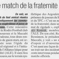 le match de la fraternité