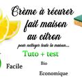 Crème a récurer bio fait maison au citron 🍋- Produit ménager bio facile à fabriquer- Test