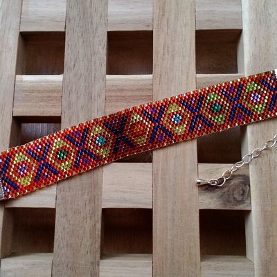 Un bracelet en peyote #1