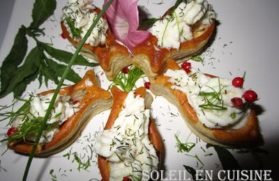 Mini bouchées feuilletées Fishka poisson à la brandade de morue