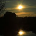 Coucher de soleil sur le Larzac