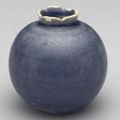 Vietnamese small jar in cobalt-blue glaze. Late 15th-early 16th centuries. Height: 5.7cm. Palace Museum of Taipei, Taiwan