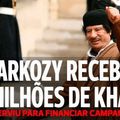 Sarkozy recebeu 50 milhões de euros de Khadafi para campanha presidencial