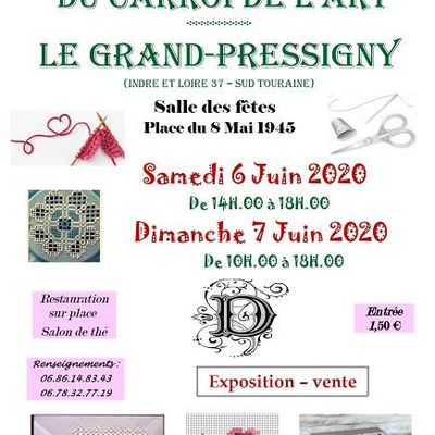 1er Salon du Carroi de l'art à Le Grand-Pressigny (37)