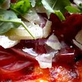 Pizza bresaola e rucola (Bresaola et roquette)