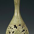 A 'Longquan ' celadon vase. Mid-Ming Dynasty, 15th Century