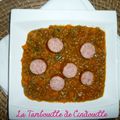 Soupe de lentilles vertes