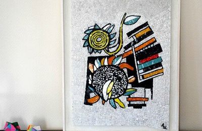 TOURNESOLS en MOSAÏQUE -1-