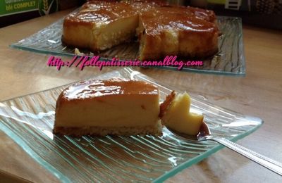 Flan coco et nappage caramel