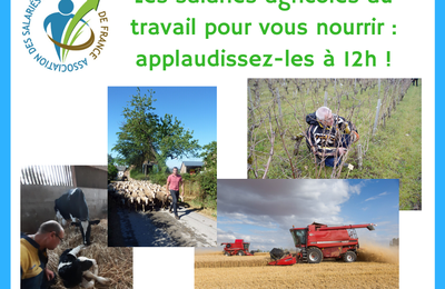 Soutenir nos agriculteurs et nos salariés agricoles !