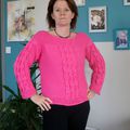 Un pull tout rose - Phildar