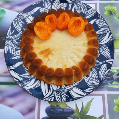 Gâteau léger au fromage blanc et abricots