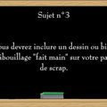 Sujet N°3 de blog " au sommet du scrap"